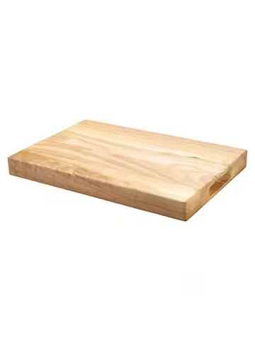 Heavy-Duty 1.75" Thick Wood Cutting Board 18" x 30" Natural Wood