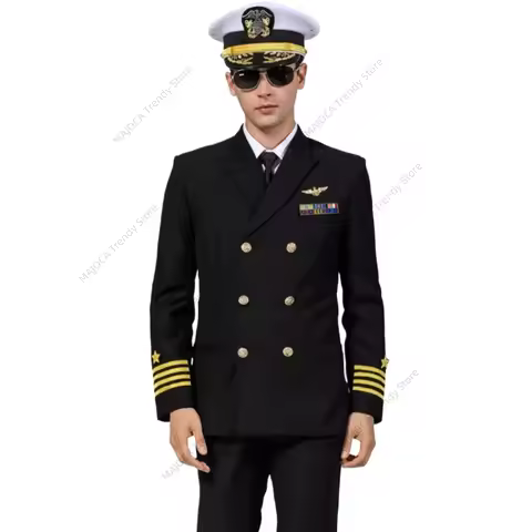 U.S. Navy Uniforms Male Officer Formal and Dinner Dress U.S. NAVY MALE OFFICER SERVICE DRESS BLACK U