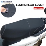 SECRETSPACE Universal Leather Motorcycle Seat Cover Cushion Full Wrapping Accessories for Moped Motorbike HONDA PCX150 PCX 150 Scooter Case K4P6