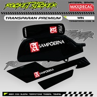 WIN Striping WIN Sticker Variation WIN UV TRANSPARENT CODE 18 PREMIUM MAXDECAL MATERIAL
