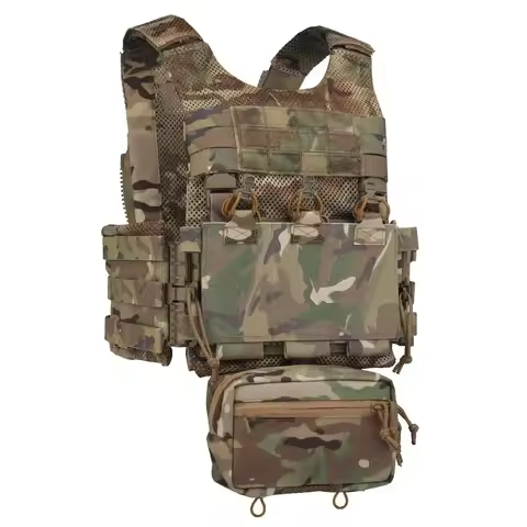 Tactical OTB LV119 Vest Quick Release Cummerbund with Triple 5.56 Mag Pouch Airsoft Hunting Vest Rea
