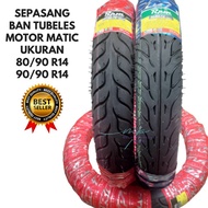 TERBAIK SEPASANG BAN TUBLES MOTOR MATIC BEAT VARIO MIO SCOOPY NOUVO