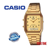 CASIO ORIGINAL AQ-230GA-9B YOUTH VINTAGE UNISEX WATCH (2 YEARS WARRANTY)JAM TANGAN UNISEX CASIO WATC