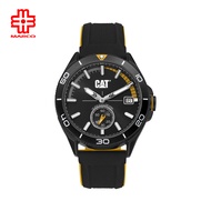 CAT DOME QD-161-21-127 Black Silicone Band Analog Watch | 10 ATM | 43MM | 2Y Warranty