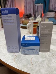 Belif 護膚品套裝 - 保濕炸彈潔面乳、水炸彈面霜、精華