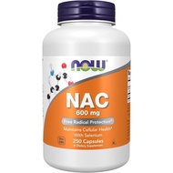 Supplement NOWNAC (N-AcetylCysteine) 600mg with Selenium, Vegetable Capsules, 250 Capsules, Neo3