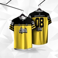 Choii Jersey Outdoor Football T-Shirt 2024 Choii Baju Tshirt Lelaki Thailand Viral Custom Jersey Oot