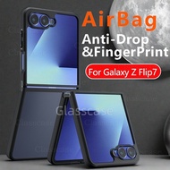 Casing For Samsung Galaxy Z Flip 7 FE 7FE Flip7 Flip7FE ZFlip7 ZFlip7FE 2025 Anti-Scratch Transparen