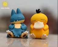 Gk新品預訂 SUN Studio寶可夢 - 可達鴨(傻鴨)&小卡比獸
