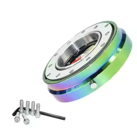 Thin Version 6-Hole Steering Wheel Quick Release Hub Adapter Snap Off Boss Kit For Racing Car Steer 