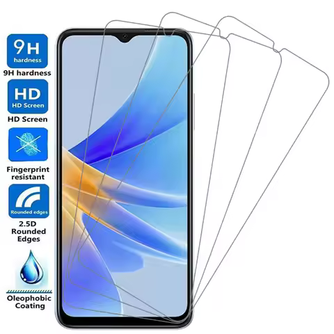 screen protector for oppo a38 a18 a17 a17k a16 a16s a15 a15s a5 a9 2020 protective tempered glass a