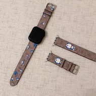 Gucci GUCCI Doraemon Strap Apple Watch Watch Strap Leather Suitable for Apple Watch123456 7 se