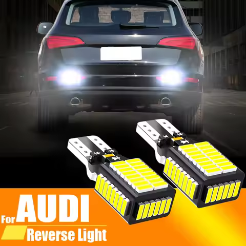 2pcs LED Backup Light Blub Reverse Lamp W16W T15 921 Canbus No Error For Audi A1 8X A3 8P A4 B8 B9 A