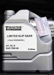 น้ำมันเกียร์/เฟืองท้าย Twister 75W90 GL-5 Limited Slip น้ำมันเกียร์ธรรมดา/น้ำมันเกียร์ MT/น้ำมันเฟืองท้าย LSD 4 ลิตร