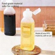 LS 4PCS Oil Bottles Kitchen Seasoning Scream Oil Pot Filled Soy Sauce Vinegar Squeeze Bottle Oil Dis