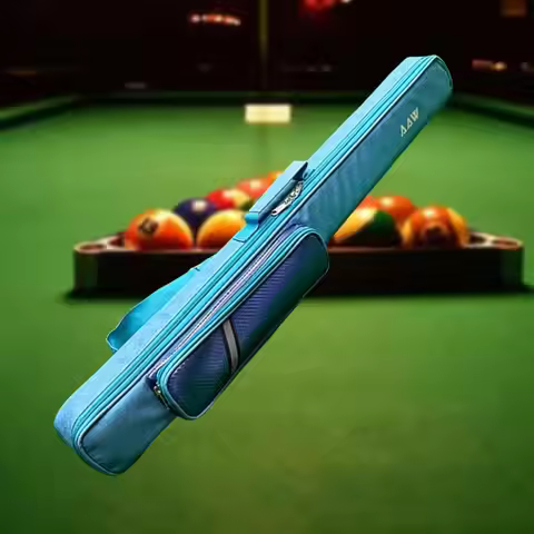 Billiard Pool Cue Case Portable Billiard Stick Case Snooker Cue Storage Pouch for 1/2 Snooker Billia