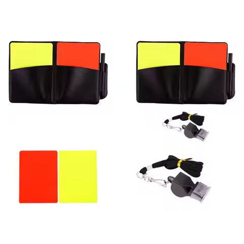 Soccer Referee Cards, Red Card Yellow Card, PVC Football Yellow and Red Card, Referee Equipment for 