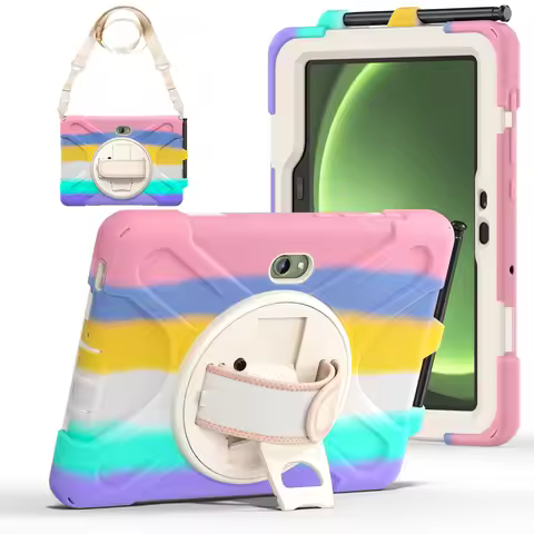 For Samsung Galaxy Tab Active 4 5 Pro 10.1 2025 SM-X350 SM-X356B T540 T545 T630 T636 Case Kids Silic