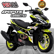 Decal Aerox 155 Connected 2021 2022 Full Body Stiker Aerox 155 Connected 2021 2022 Keren Striping Ae