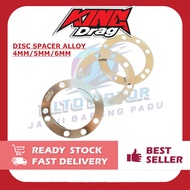 KINGDRAG DISC SPACER 4MM 5MM 6MM SPACER PIRING DISC ALLOY BESI CNC KING DRAG SPACER DISK DISC ALAS S