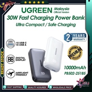 UGREEN Official Version 30W Mini Power Bank, Nexode 10000mAh Two Way Fast Charging Power Bank PB502-