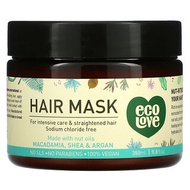 Eco Love, Hair Mask, Macadamia, Shea & Argan, 11.8 fl oz (350 ml)