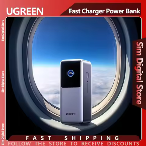 UGREEN 100W/130W/200W Power Bank Fast Charger Large Capacity Fast Charging 3C Certified Airplane Fri