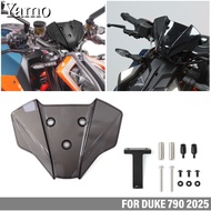 For KTM DUKE 790 2025 windshield DUKE790 modification small windshield cover accessories