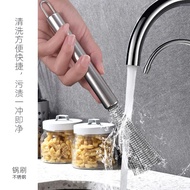 KY/💯Stainless Steel Wok Brush304Steel Wire Cleaning Brush Cup Kitchen Household Fabulous Pot Cleaning Tool Lengthened Ha