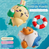 GANTUNGAN Xiaaba Keychain Water Pistol Jiikawa/ Pendant Usaqi/ Water Pistol Funny Prank Gift Figurin