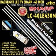 BACKLIGHT TV LED SHARP 40 INCH LC-40LE430M LC40LE430M LC40LE430 40LE430M 40LE430 LAMPU LED BL 40IN
