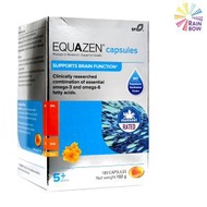 EQUAZEN - 魚油 Omega 3&amp;6 支持大腦功能（180 粒）適合5歲以上兒童及成人(平行進口) (84480)此日期前最佳:2025年3月