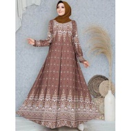 WPS Collection - Gamis Maxmara - Gamis Husna Muslimah Ukuran Jumbo - Pakaian Gamis Wanita Elegan da