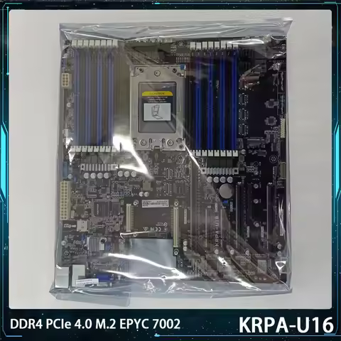 KRPA-U16 DDR4 PCIe 4.0 M.2 MAX 2TB 225W TDP Support EPYC 7002 Server Motherboard