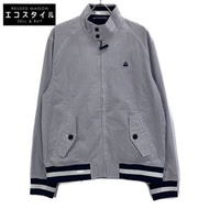 Brooks Brothers 藍白條紋薄紗足球飛行員夾克，L碼