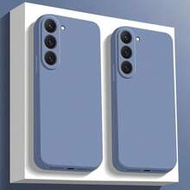 2pcs Solid Light Purple & Gray Minimalist Anti-Drop Phone Case Compatible With Samsung Galaxy S25/S2