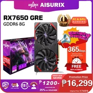AISURIX RX7650GRE 8GB Graphics Card GDDR6 128Bit Computer GPU AMD Video Card For Working Gaming