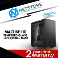 DEEPCOOL MACUBE 110 TEMPERED GLASS mATX CASING (BLACK) - DP-GS-MATX-MACUBE110-BK