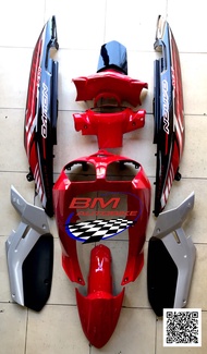 ชุดสี YAMAHA  NOUVO-MX แดงดำ