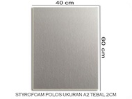 Styrofoam tebal 2cm Lembaran polos dan warna ukuran A2 40 x 60