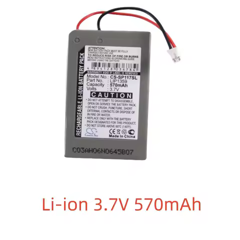 Li-ion Game Console Battery for Sony, 3.7V, 570mAh, Compatible Models: CECHZC2A, CECHZC2E, CECHZC2H,