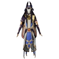 Genshin Impact cosplay Cyno The Eremite Ready Stock Game Anime  cos Costume  Set  Wig Headwear Unise