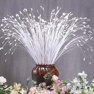 CRAFT 5pcs/Pack Peacock Grass, Multicolor 80cm Artificial Grass, Natural Feather Texture 20 Heads Re