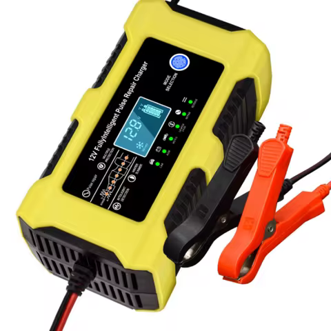 Car battery charger 12v 6A volt motorcycle charging fully intelligent automatic repair battery charg