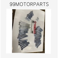 Yamaha lc 135 lc135 Engine Screw Cover Enjin Skru Full Set screw casing engine t8