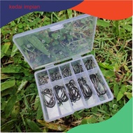 Fishing Hook set, set Mata kail (10 size),mata kail murah,mata kail 1 box