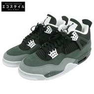 Nike Unused Air Jordan 4 Retro Sneakers Men's Black/Grey FQ8138-002 Size 9 (US)