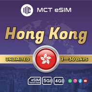 Hong Kong eSIM Unlimited Data - Receive eSIM QR Code on the same day