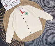 พร้อมส่ง เสื้อคาดิแกน Mardi Mercredi CASHMERE BLENDED CARDIGAN ROUND NECK เสื้อไหมพรมแขนยาว เสื้อกัน