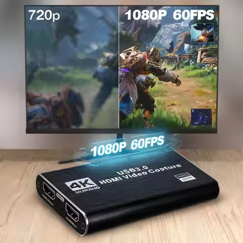 4K HDMI Video Capture Card 1080P 60FPS USB 3.0 Game Capture Device for Streaming OBS PS5 PS4 Xbox Sw